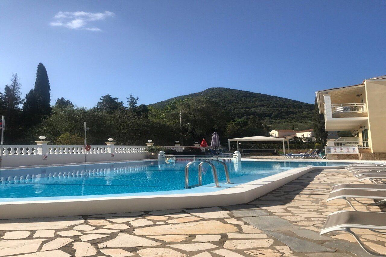 Kerkyra Beach Hotel & Apartments Benitses  Luaran gambar